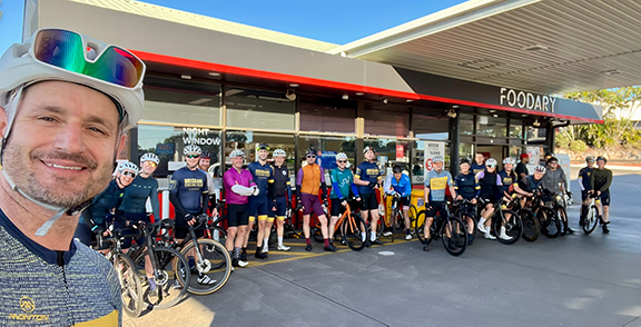 BNECC riders on a Sunday ride